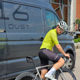 ES16 Fahrradtrikot Streifen Limettengrün
