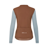 ES16 Supreme Langarmtrikot. Braun / Blau