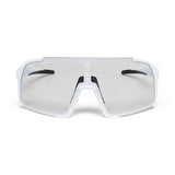 ES16 Enzo Fahrradbrille. Weiß mit photochromatischer Linse + 2 zusätzliche Gläser