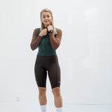 ES16 Supreme Langarmtrikot. Grün / Braun