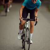 ES16 Fahrradtrikot Streifen Hellblau - Damen