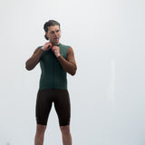 ES16 Supreme Langarmtrikot. Grün / Braun