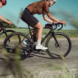 ES16 Fahrradtrikot Streifen Braun - Damen