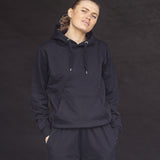 ES16 Lässiger Hoodie Schwarz
