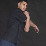 ES16 Oversize-T-Shirt Schwarz