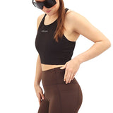 ES16 Performance Tights Dunkelbraun mit Seitentaschen