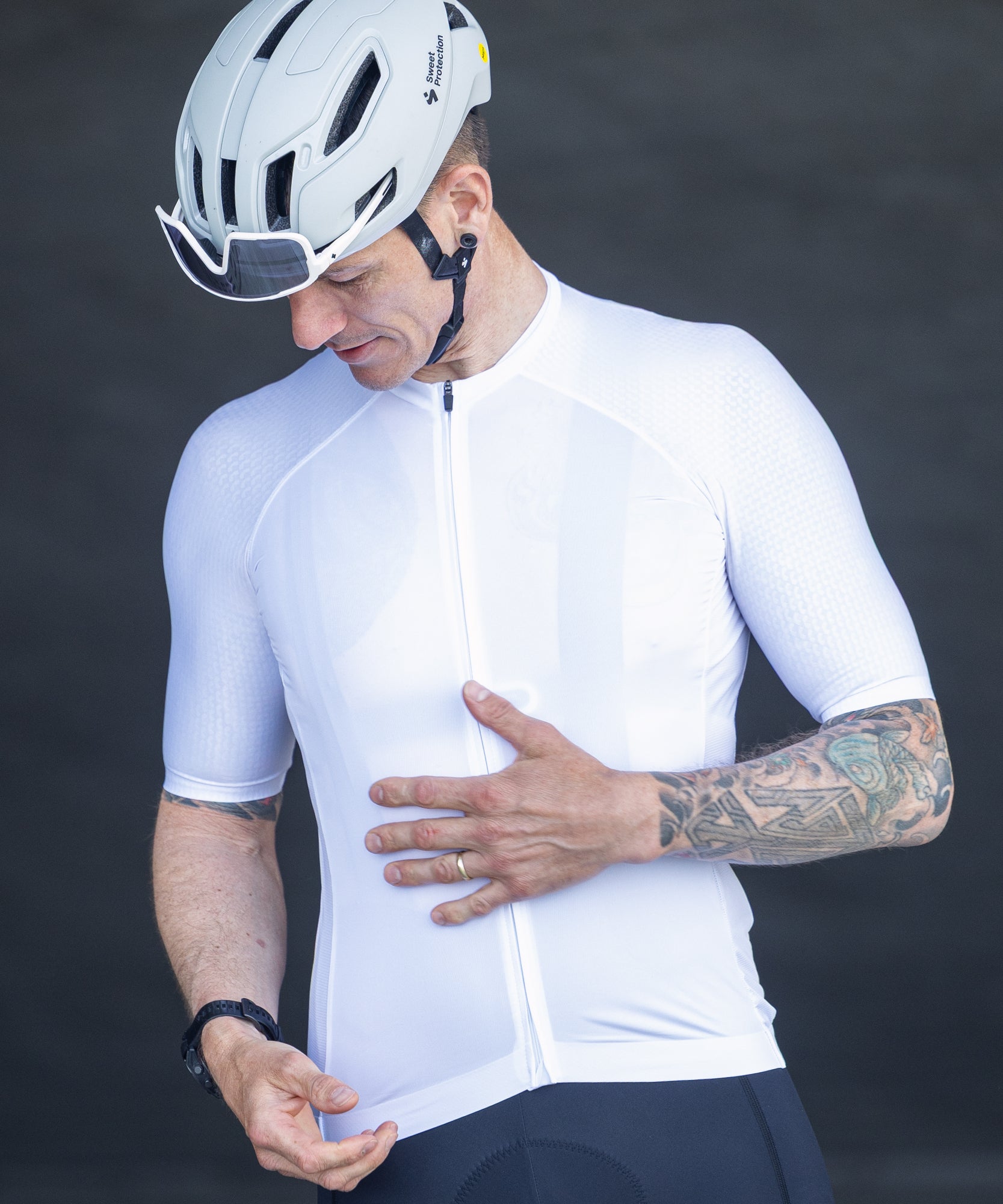 ES16 Razor Radtrikot - Poly Grey