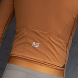 ES16 Thermo-Fleece-Radtrikot. Brauner Zucker