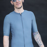 ES16 Fahrradtrikot Supreme. Grau Blau