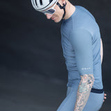 ES16 Fahrradtrikot Supreme. Grau Blau