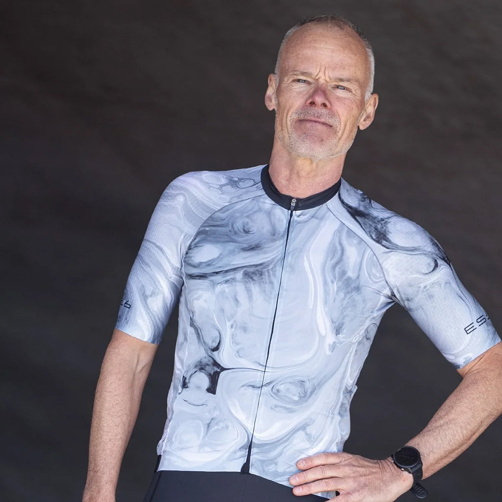 ES16 Razor Fahrradtrikot - Poly Wine red