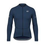 ES16 Thermo-Fleece-Radtrikot. Klassisches Blau