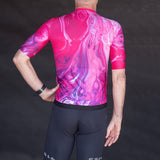 ES16 Razor Radtrikot - Marmorrosa