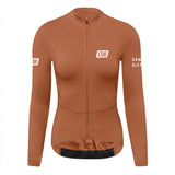 ES16 Thermal-Fleece-Fahrradtrikot. Brown Sugar