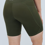 ES16 Performance Tights Armeegrün mit Taschen an der Seite