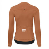 ES16 Thermal-Fleece-Fahrradtrikot. Brown Sugar