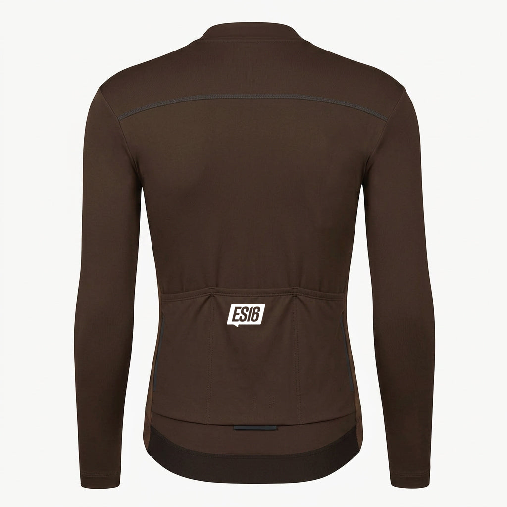 ES16 Thermo-Fleece-Radtrikot. Shaved Chocolate