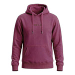 ES16 Lässiger Hoodie in Burgunderrot