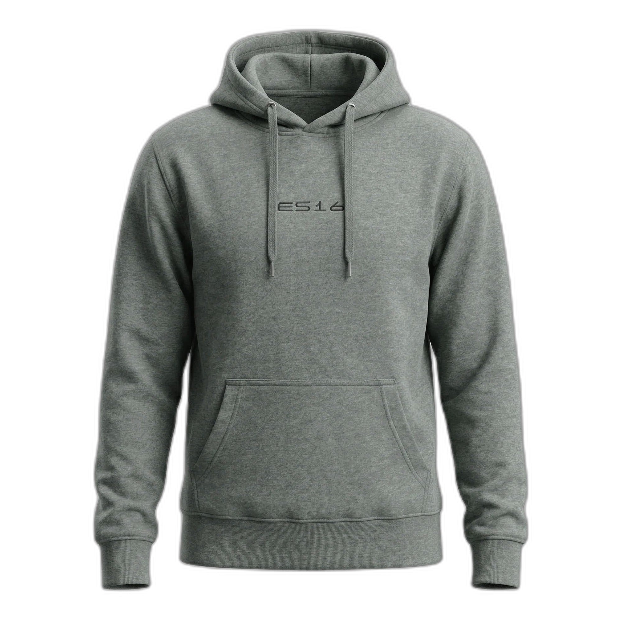 ES16 Lässiger Hoodie in meliertem Grün