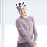 ES16 Supreme Langarm-Jersey. Mokka