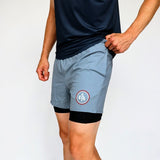 ES16 Performance Shorts Grau