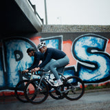 ES16 Langarm-Radsport-Fleece Supreme. Schwarz