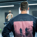 ES16 Classic Sweat Raw – Marineblau