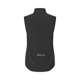 ES16 Windweste Mikrofaser. Schwarz