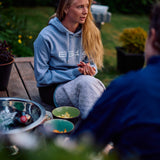 ES16 Mode-Hoodie. Oxford-Grau. 100 % Bio-Baumwolle