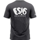 ES16 Along Cat. Lauf-T-Shirt. Graphite Grey.