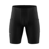 ES16 Kurze Lauftights mit Taschen - Soft Element Black