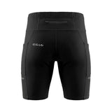 ES16 Kurze Lauftights mit Taschen - Soft Element Black