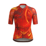 ES16 Razor Radtrikot - Marmor-Orange