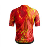 ES16 Razor Radtrikot - Marmor-Orange