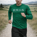 ES16 Laufshirt LS – Performance Merino Blend Green