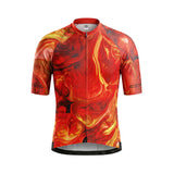 ES16 Razor-Radtrikot - Marmororange
