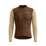 ES16 Supreme Long Sleeve Jersey. Brown / Sand
