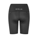 ES16 Klassische Strumpfhose Schwarz mit Taschen an der Seite
