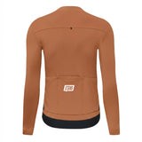 ES16 Thermo-Fleece-Radtrikot. Brauner Zucker