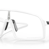 Oakley Sutro Clear To Black Iridium Photochromic-Gläser, mattweißer Rahmen