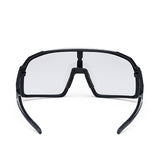 ES16 Enzo Fahrradbrille. Schwarz mit photochromer Linse.