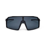 ES16 Enzo Fahrradbrille. Schwarz mit grauer polarisierter Linse.