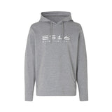 ES16 Mode-Hoodie. Oxford-Grau. 100 % Bio-Baumwolle