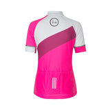 ES16 Fahrradtrikot Damen Elite Diagonal Pink